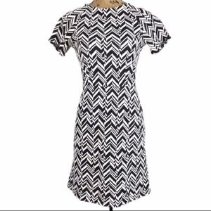 Loft Petite Chevron Dress